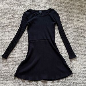 Art Class Black Long Sleeve Dress